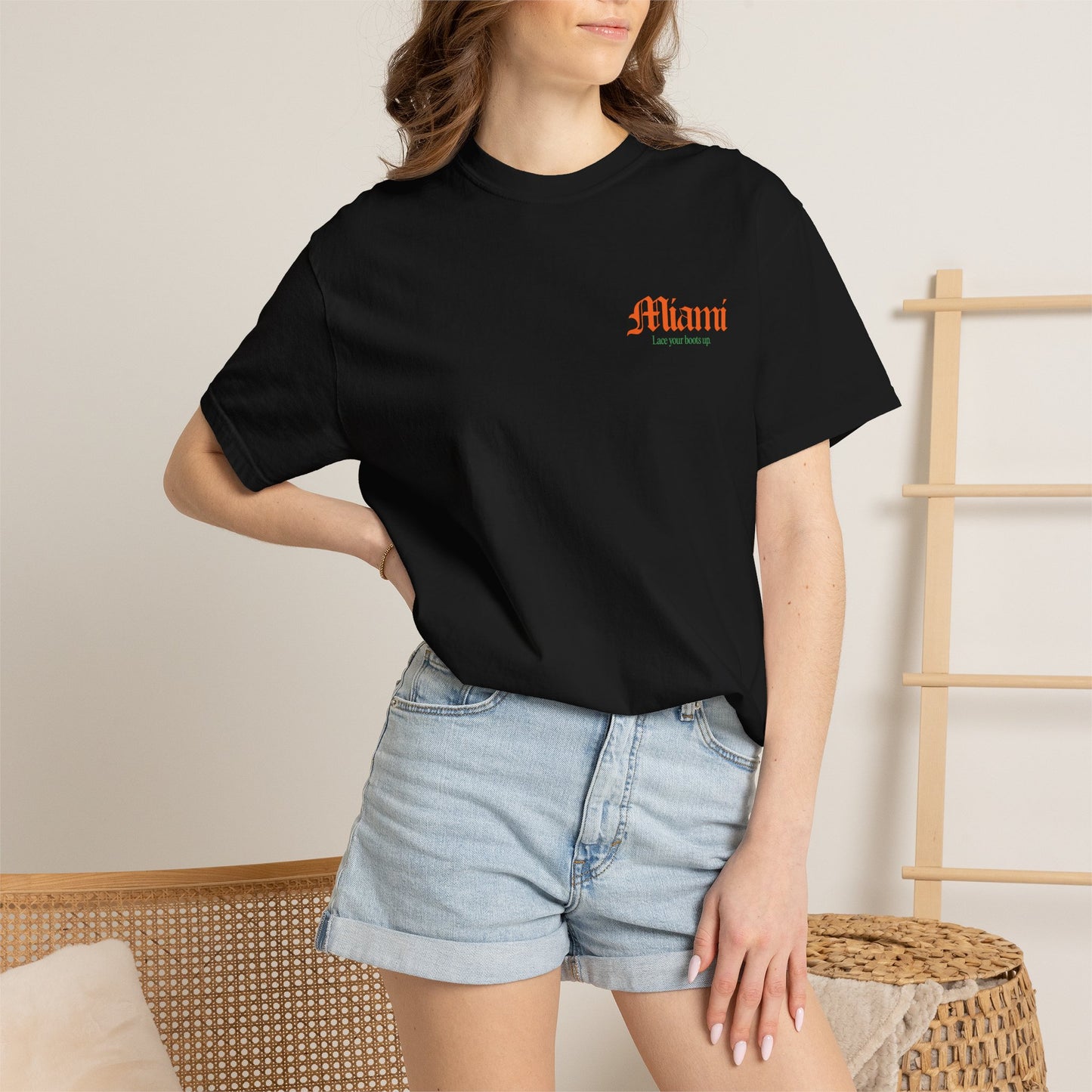 Miami Vintage "Lace Your Boots Up" T-Shirt