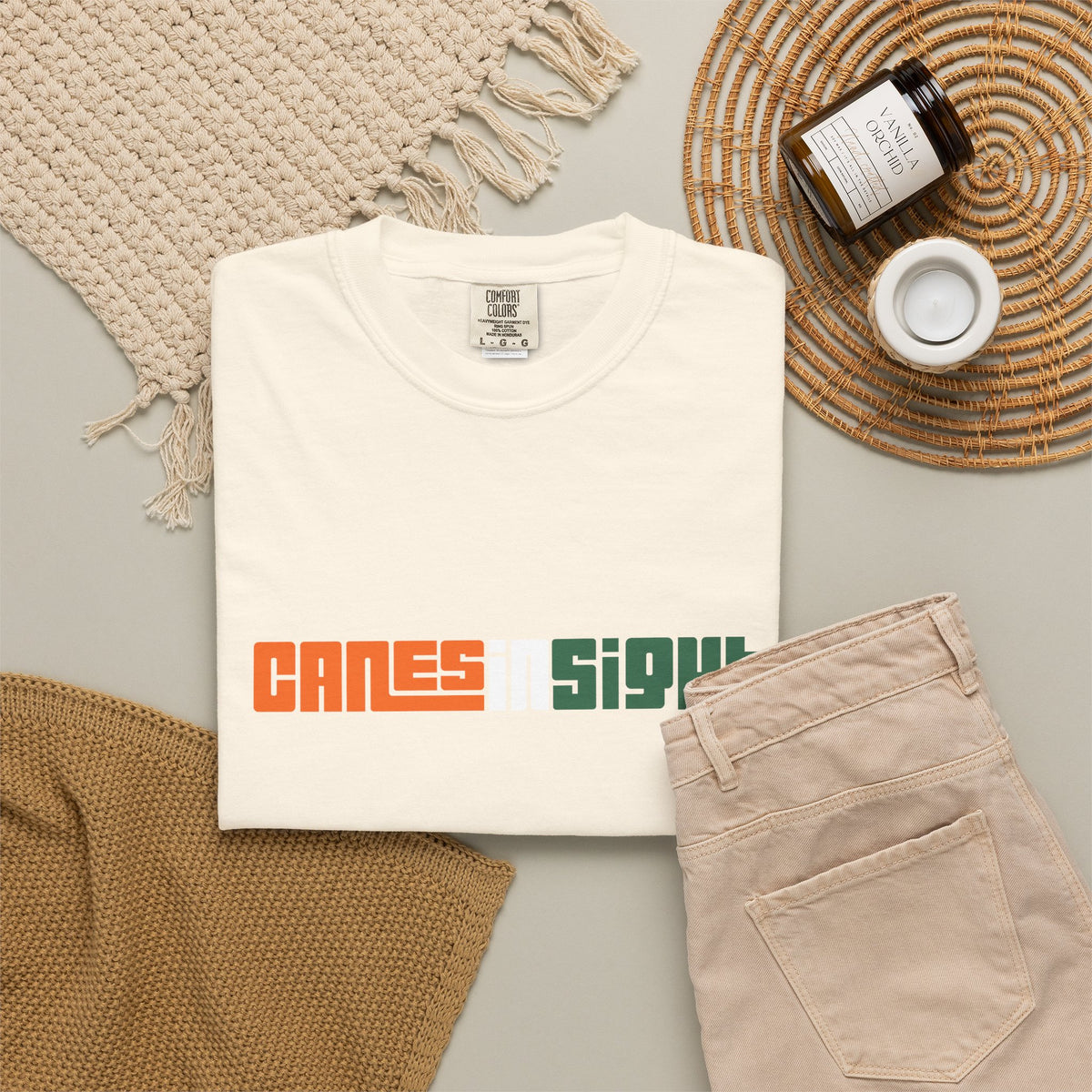 CanesInSight Garment Dyed Tee