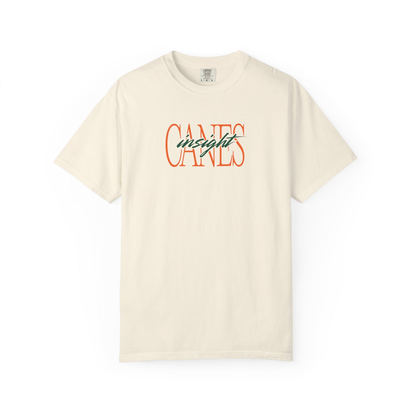 Cares Insight T‑Shirt — Vintage Script Graphic Tee