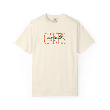 Cares Insight T‑Shirt — Vintage Script Graphic Tee