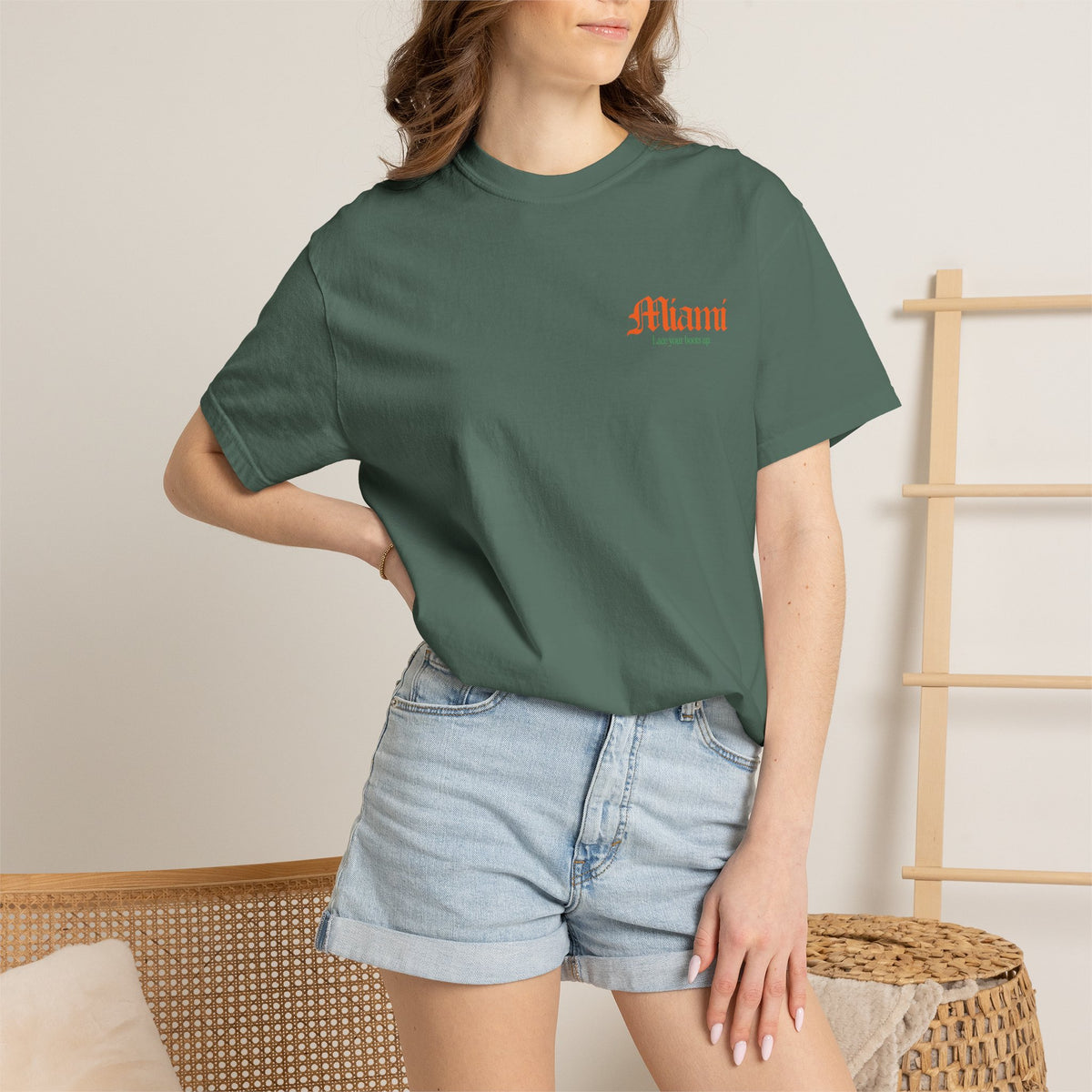 Miami Vintage "Lace Your Boots Up" T-Shirt