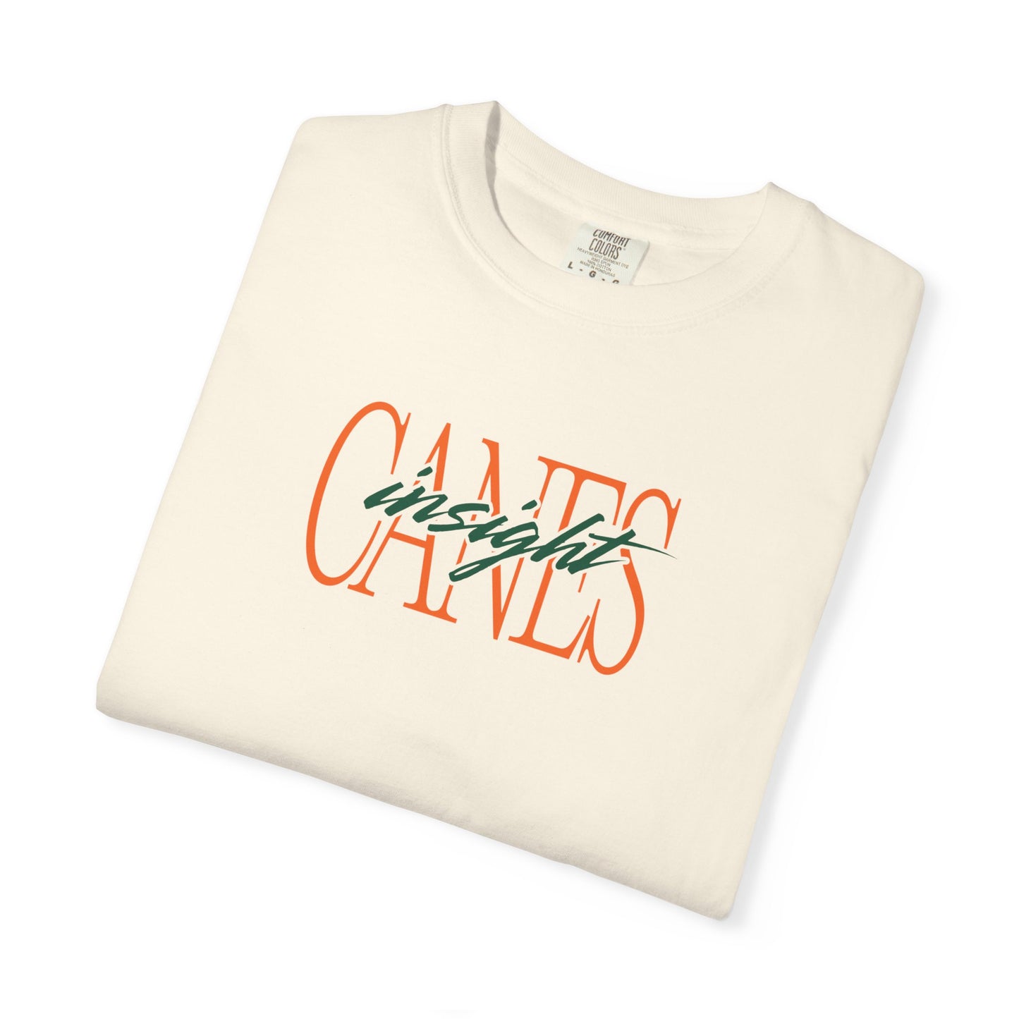 Cares Insight T‑Shirt — Vintage Script Graphic Tee