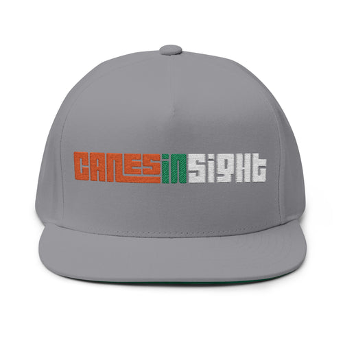 CanesInSight Flat Bill Cap