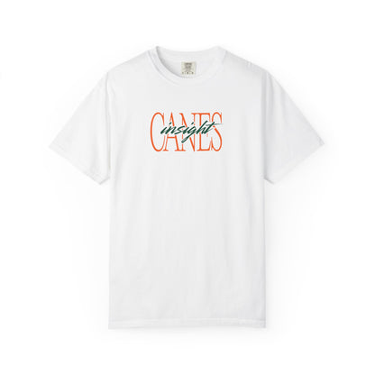 Cares Insight T‑Shirt — Vintage Script Graphic Tee