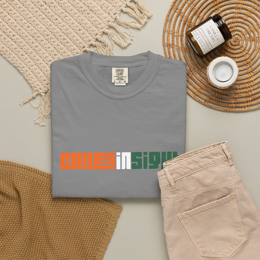 CanesInSight Garment Dyed Tee